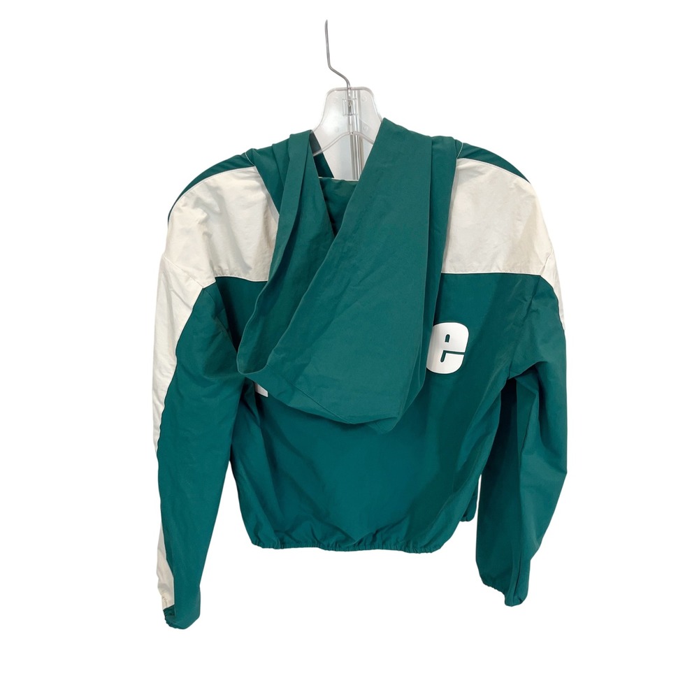 NEW Prince Pickleball Green Logo Hooded Windbreaker Jacket Athletic Size Small - Picture 3 of 7